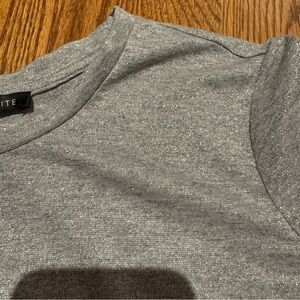 Dynamite shimmery silver Short Sleeve Tee women’s
Medium